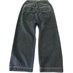 Vintage Express Bleus Jeans Women’s Size 9/10 Wide Leg Dark Denim 90’s Y2K